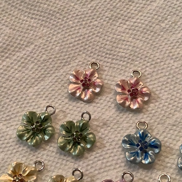 Silver tone different color replacement earrings - Picture 4 of 7